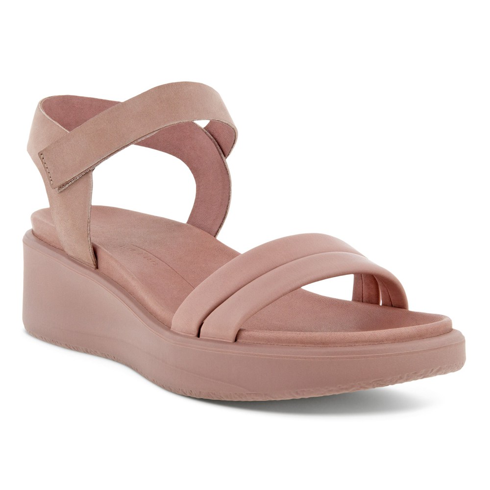 Sandalias Mujer - ECCO Flowt Lx Wedge - Rosas - ADO083452